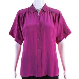 Lafayette 148 button down silk